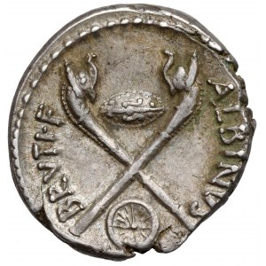 Republika, Albinus Bruti f. (48 p.n.e.) Denar, Rzym - Carnyx