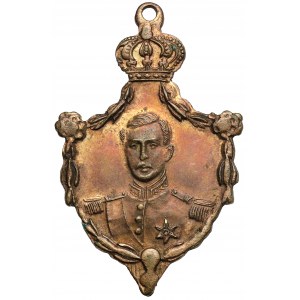Rosja, Mikołaj II, Żeton okolicznościowy 1914 (?) - Na cześć Króla Belgii, Alberta