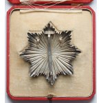 II RP, Gwiazda Orderu Odrodzenia Polski - Gontarczyk w SREBRZE - w pudełku