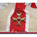 II RP, Krzyż Wielki Orderu Odrodzenia Polski kl.I - w pudełku