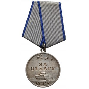 Rosja / ZSRR, Medal „Za Odwagę” [2012264] - dla Alexey Ivanovitch Berezyanskiy
