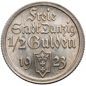 Gdańsk, 1/2 guldena 1923