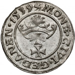Zygmunt I Stary, Szeląg Gdańsk 1539 - piękny