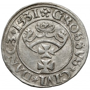 Zygmunt I Stary, Grosz Gdańsk 1531