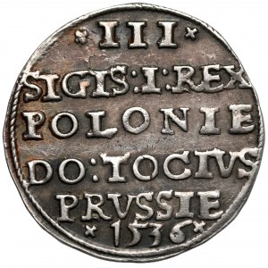 Zygmunt I Stary, Trojak Elbląg 1536