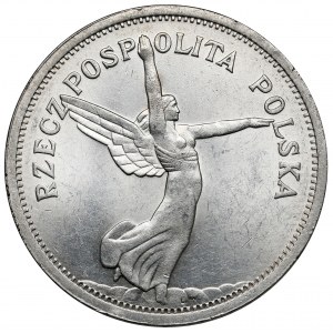 Nike 5 złotych 1928 bez znaku, Bruksela
