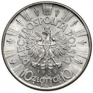 Piłsudski 10 złotych 1939