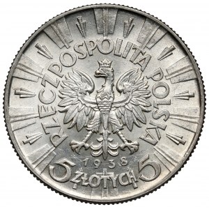 Piłsudski 5 złotych 1938