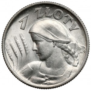 Kobieta i kłosy 1 złoty 1925