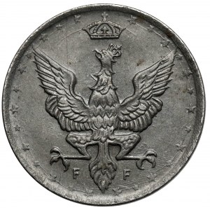 Królestwo Polskie, 10 fenigów 1918 - piękne
