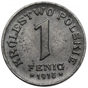 Królestwo Polskie, 1 fenig 1918