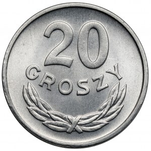 20 groszy 1957 - wąska data - rzadkie i piękne