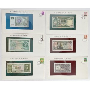 Zestaw banknotów zagranicznych (6szt)