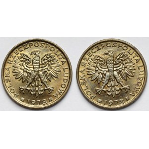 2 złote 1978 - zestaw (2szt) - bez znaku
