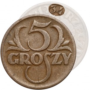 5 groszy 1934 - rzadkie