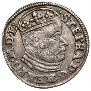 Stefan Batory, Trojak Olkusz 1586 NH - Howel