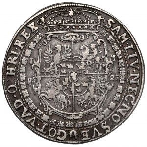 Sigismund III Vasa, Thaler Bydgoszcz 1627 II - DECORATED