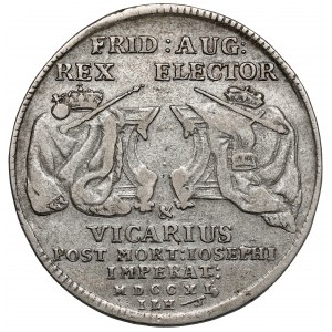 August II Mocny, Półtalar wikariacki 1711 - rzadki