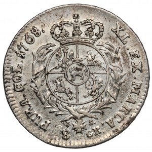 Poniatowski, Dwuzłotówka 1768 IS