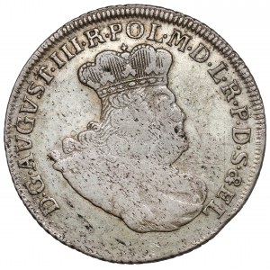 August III Sas, Złotówka Gdańsk 1763 REOE