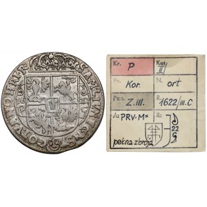 Zygmunt III Waza, Ort Bydgoszcz 1622 - BEZ krzyżyka - ex. Kałkowski