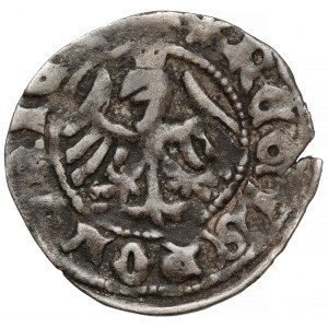 Władysław II Jagiełło, Półgrosz Kraków - typ I - litera P - z błędem