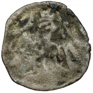 Władysław II Jagiełło, Denar Kraków - RZADKA korona