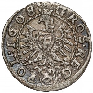 Zygmunt III Waza, Grosz Kraków 1608 - wczesny - 5 kul