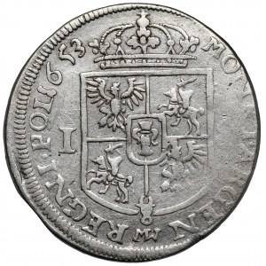 Jan II Kazimierz, Ort Wschowa 1653 MW - RZADKI