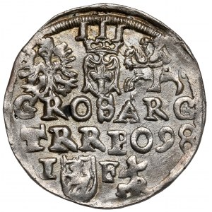 Zygmunt III Waza, Trojak Lublin 1598 - monogram Reysnera
