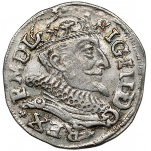 Zygmunt III Waza, Trojak Lublin 1598 - bez litery - popiersie 28
