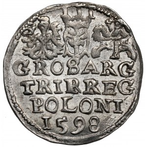 Zygmunt III Waza, Trojak Lublin 1598 - bez litery