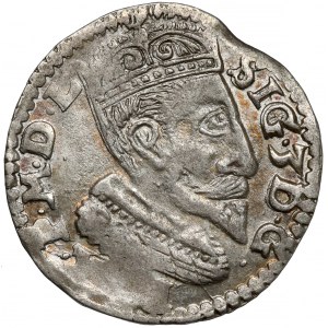 Zygmunt III Waza, Trojak Lublin 1600 - w kołnierzu