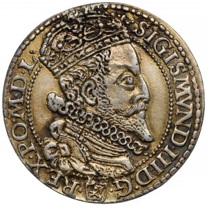 Zygmunt III Waza, Szóstak Malbork 1599 - duża głowa