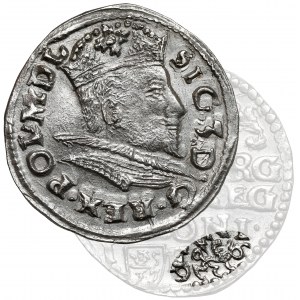 Zygmunt III Waza, Trojak Lublin 1596 - data przy znaku - b.rzadki