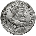 Zygmunt III Waza, Trojak Lublin 1595 - Topór