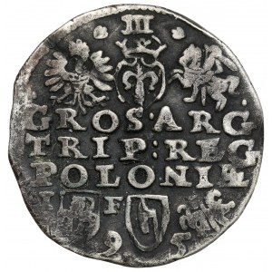 Zygmunt III Waza, Trojak Lublin 1595 - Topór - SIG III - b.rzadki