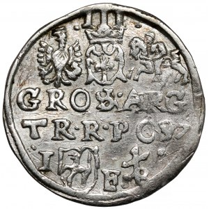 Zygmunt III Waza, Trojak Lublin 1597 - monogram - popiersie 21