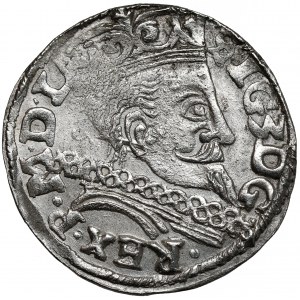 Zygmunt III Waza, Trojak Lublin 1597 - bez znaku