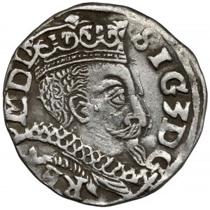 Zygmunt III Waza, Trojak Lublin 1597 - monogram - popiersie 24