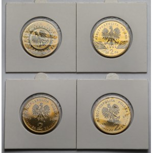 2 złote 1996 - komplet - w tym Zygmunt II August (4szt)