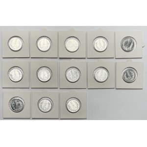 1 złoty 1969-1988 - zestaw (13szt)