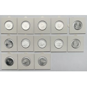 1 złoty 1969-1988 - zestaw (13szt)
