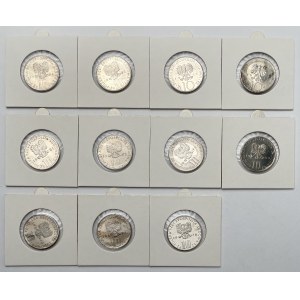 10 złotych 1975-1984 - zestaw (11szt)