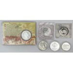 Świat, Srebrne monety i medale MIX (7szt) - Fine Ag. 190,8 g.