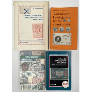 Zestaw literatury o banknotach (4szt)