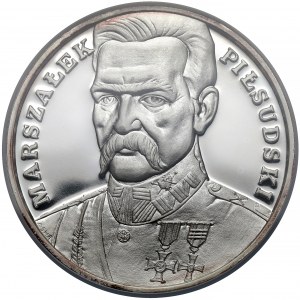DUŻY Tryptyk 200.000 złotych 1990 Piłsudski