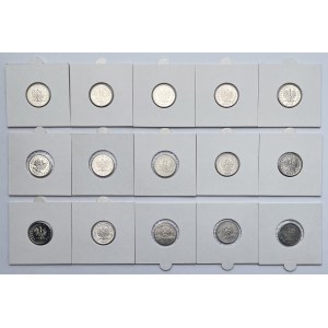 20 groszy 1990-2003 - komplet + późniejsze (15szt)