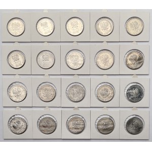 20 - 10.000 złotych 1974-1992 - ładne, z kolekcji - zestaw (20szt)
