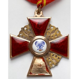 Rosja, Order Świętej Anny kl.III (złoto)